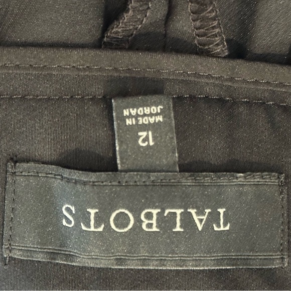 Talbots Black Tailored Trousers with Professional Finish - Picture 6 of 7